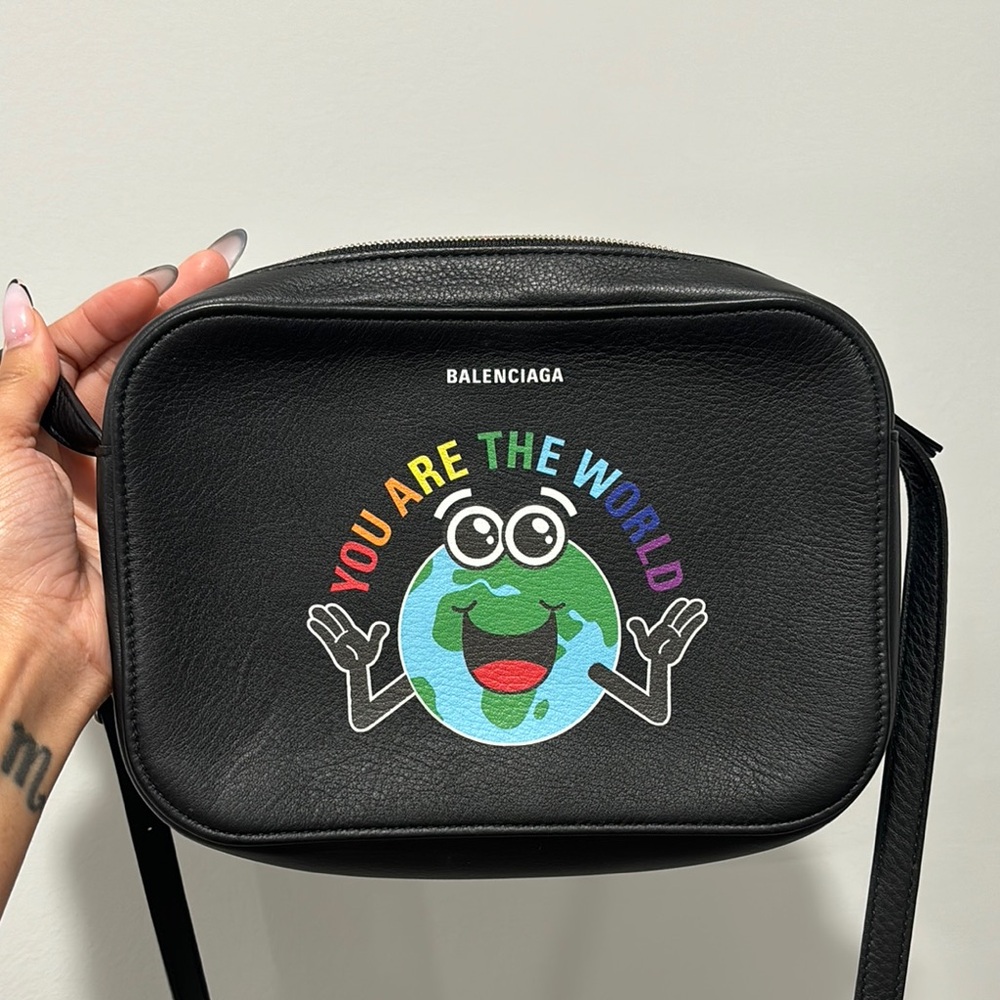 Balenciaga Black 'You Are The World' Women's Bag